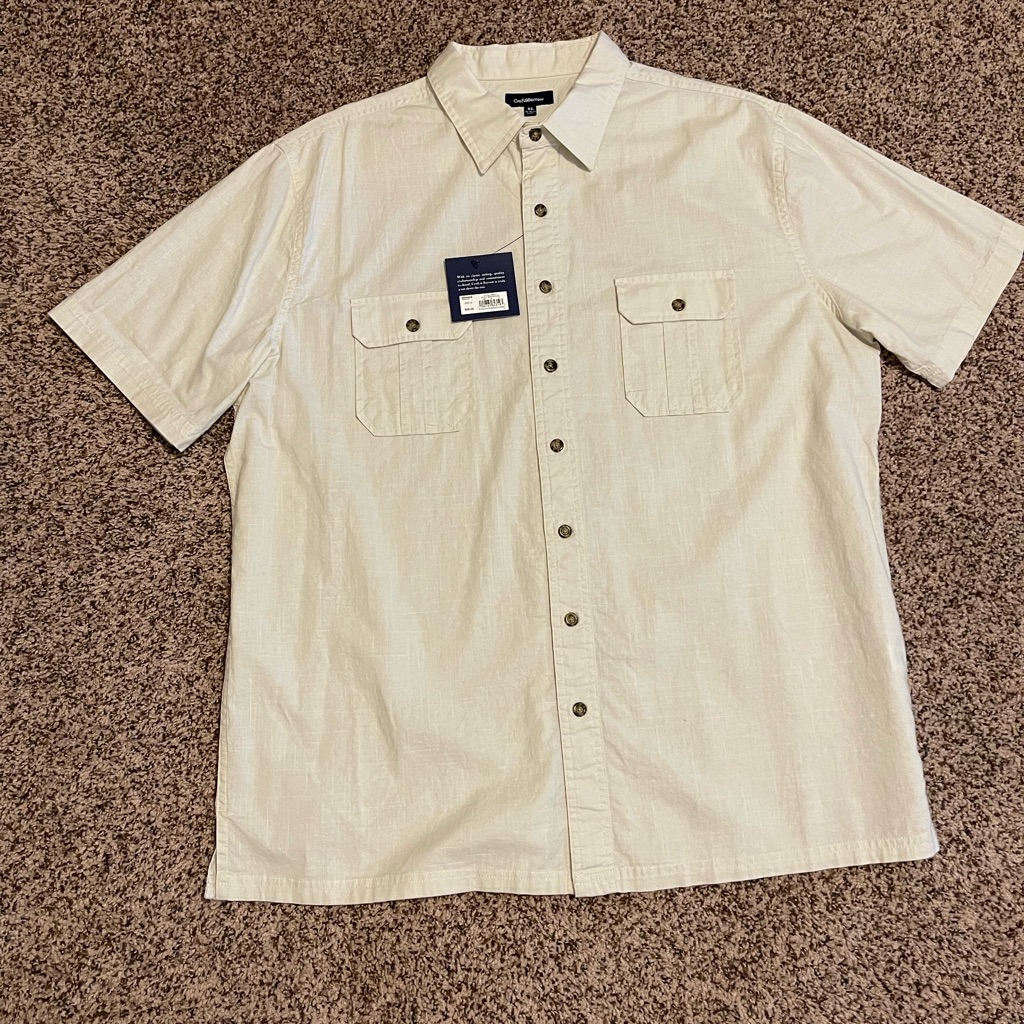 Cream Short Sleeve Shirt